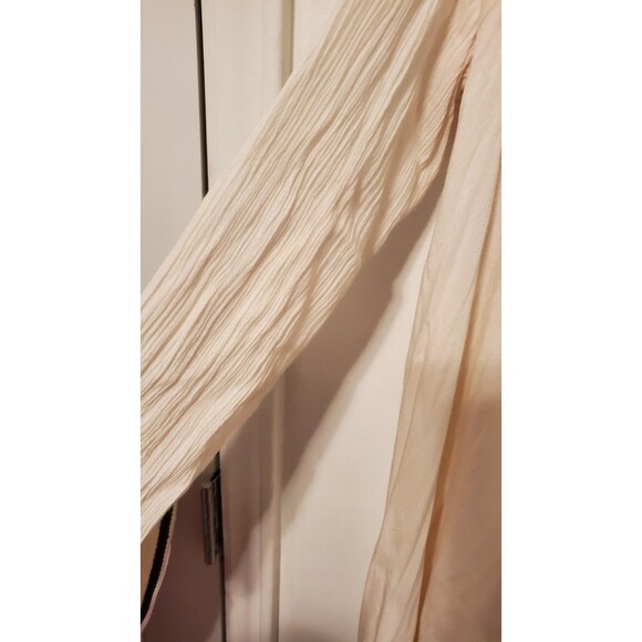 BOBEAU Large Cream Open Front High Low Aztec Design Western Bohemian Cardigan - Picture 3 of 5